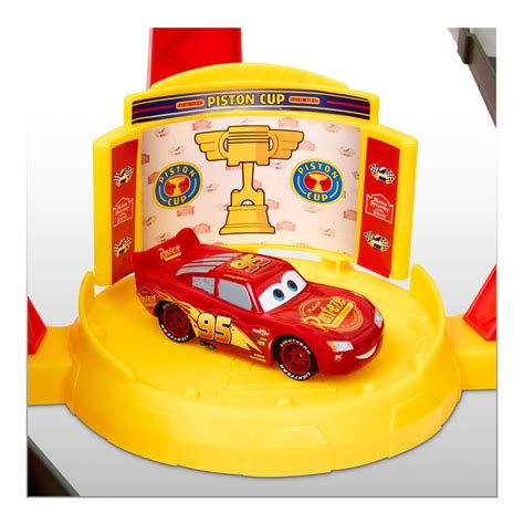 Mattel Disney And Pixar Cars Track Set Piston Cup Action Speedway