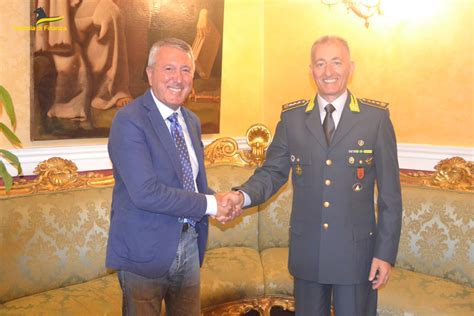 Agrigento Il Nuovo Comandante Della Guardia Di Finanza Incontra Il