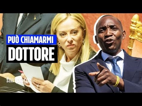 Soumahoro risponde al tu di Meloni Sono laureato può chiamarmi