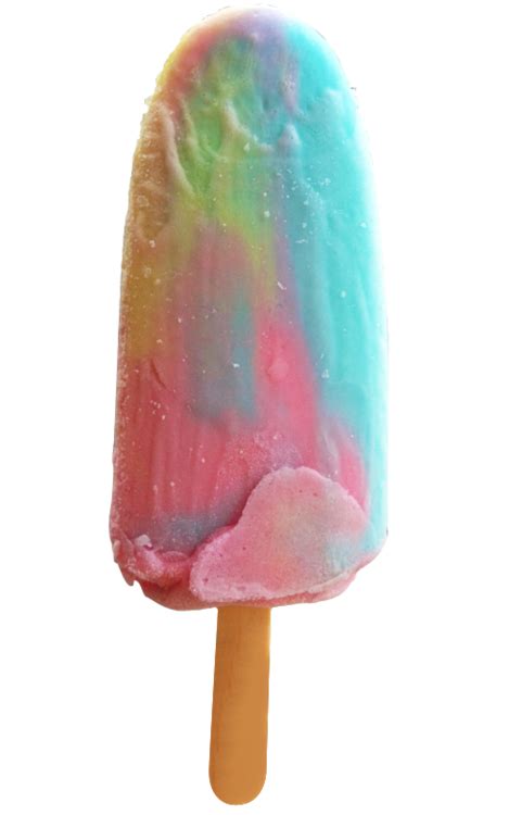 Homemade Ice Crem Rainbow Ice Cream Paddle Pop Rainbow Sprinkles