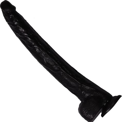 Amazon Realistic Dildos Feels Like Skin Monster Dildo Black