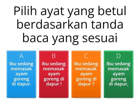 Ejaan Imbuhan Dan Tanda Baca Quiz