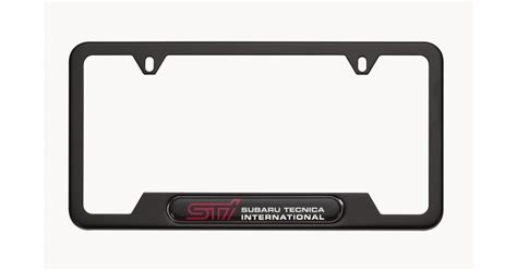 Subaru Outback Flat L L Bean Wagon License Plate Frame Matte