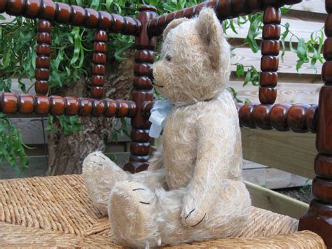 Antique Richard Diem Bear 30 Cm White Mohair Fully Jointed 1930s Germa Jadees Antique Bear Shoppe