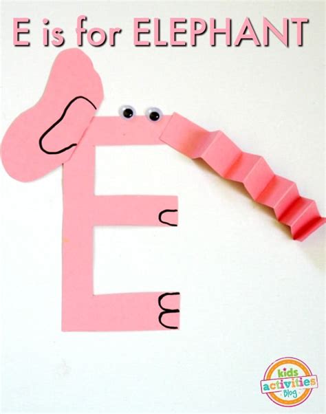 20 Letter E Crafts For Kindergarten Cute And Fun Mrs Karles