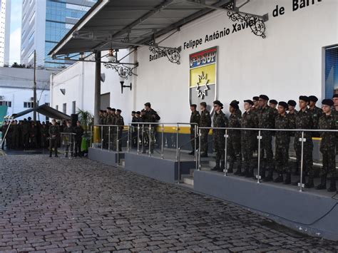 Batalhão recebe alunos do Curso de Intendência da EsSLog