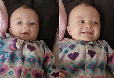 Must Watch A Baby Girls Contagious Smile And Cooing Will Melt Your