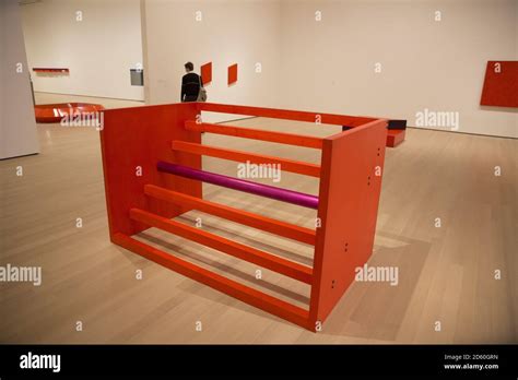 Donald Judd 1928 1994 Exhibit At The Museum Of Modern Art In New York