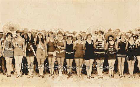 Long Bathing Beauties Pageant Vintage Etsy