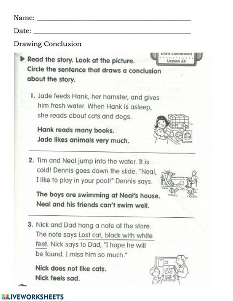 Drawing Conclusions Worksheets - Worksheets Library