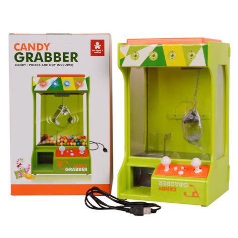 Electronic Candy Grabber Machine Claw Arcade Game Battery Operated