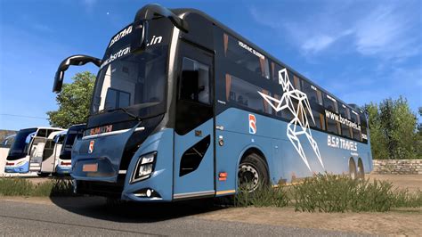 BSR Travels Brand New Volvo 9600S Deep Blue Livery Euro Truck