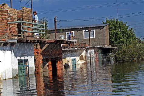 M S Lluvias Agravan Inundaciones En Ciudad Paraguaya Fronteriza Con