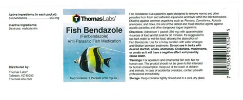 FISH BENDAZOLE- fenbendazole powder