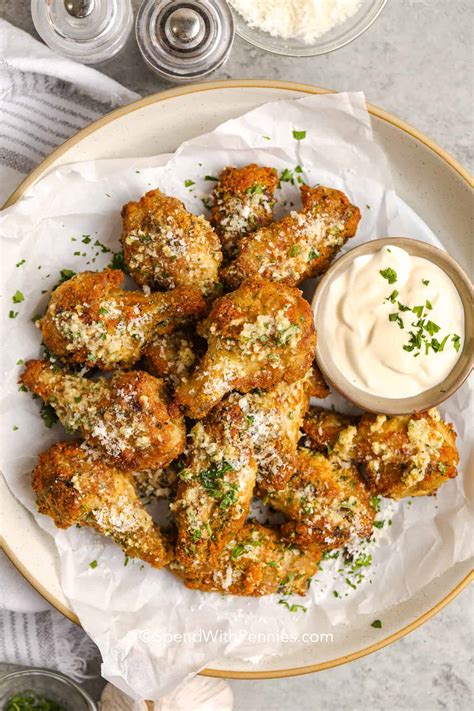 Baked Parmesan Garlic Chicken Wings