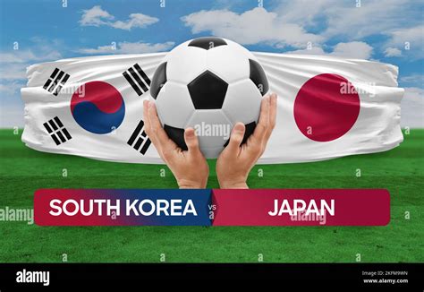 South Korea vs Japan national teams soccer football match competition