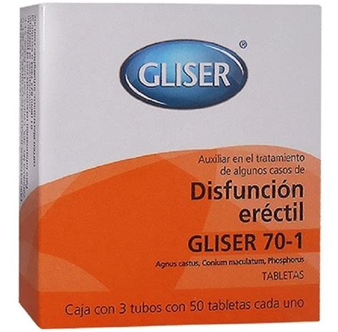 Gliser Disfuncion Sexual Cajas Tabletas Env O Gratis