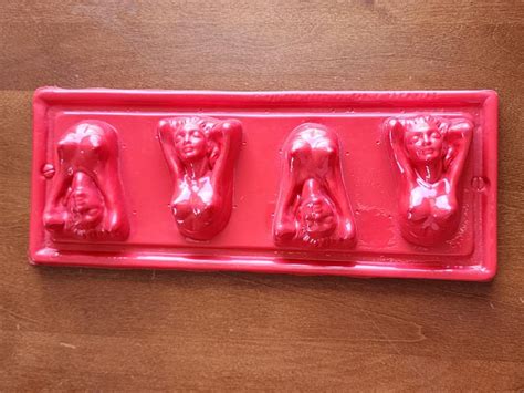 Sold At Auction Rare Vintage S Nude Woman Ice Cube Tray Lot