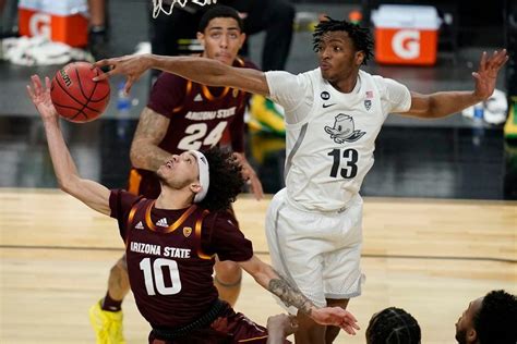 Oregon Ducks Vs Arizona State At Pac 12 Mens Basketball Tournament