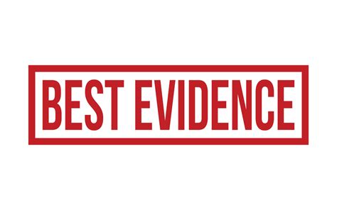 Best Evidence Offer Rubber Stamp Seal Vector 24489660 Vector Art At