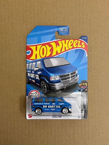 Hot Wheels Dodge Van HW Kart Co HW Metro Blue Custom Wheel