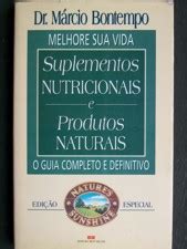 Livro Suplementos Nutricionais E Produtos Naturais Dr Marcio