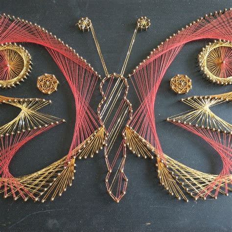 String Art Butterfly Etsy