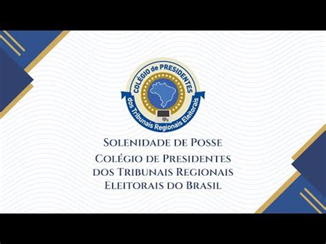 Solenidade de Posse Colégio de Presidentes dos Tribunais Regionais