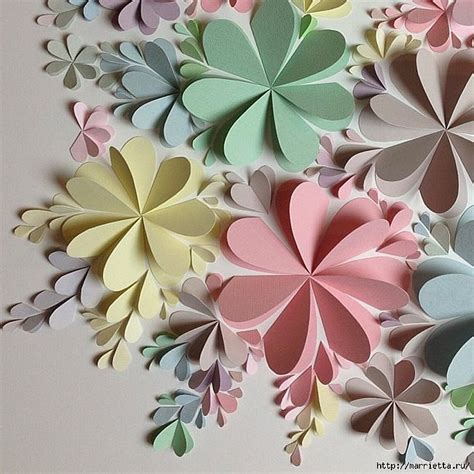 Diy Paper Flower Wall Decorations | Shelly Lighting