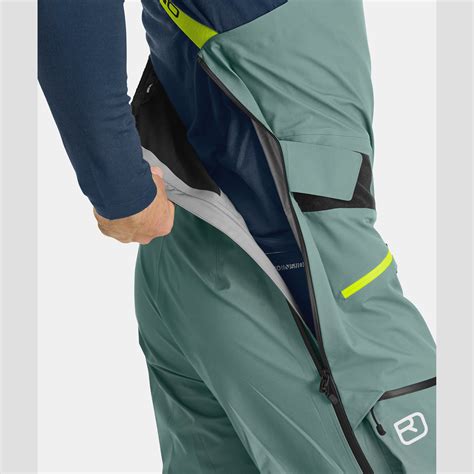 ORTOVOX 3L DEEP SHELL BIB PANTS M Hardshell Pants