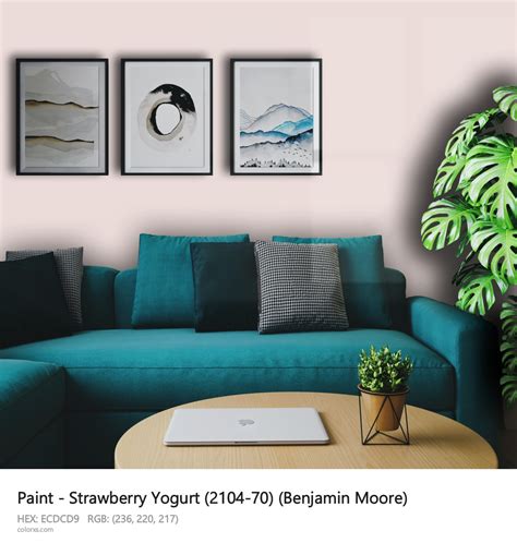 Benjamin Moore Strawberry Yogurt Paint Color Codes Similar