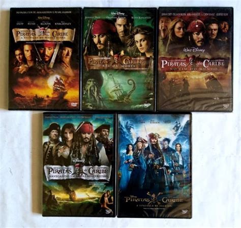 Dvd Coleção Piratas Do Caribe Box A Box Original Parcelamento sem juros