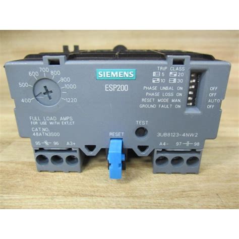 Siemens 4BATN3S00 Solid State Overload Relay ESP200 New No Box Mara