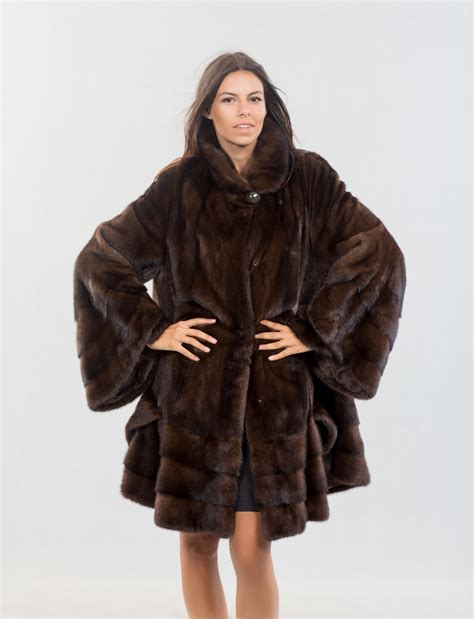 Dark Brown Mink Fur Jacket 100 Real Fur Coats And Accessories