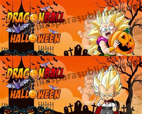 Plantillas Dragon Balll Halloween Plantillas Para Sublimar