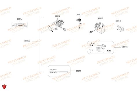 Pièces MXU 700I IRS 4T T3B LAADQF pièces KYMCO neuves d origine