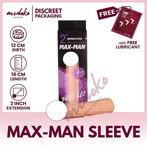 Midoko YEAIN Max Man 2 Inch Penis Extender Sleeve For Men Sex Toys