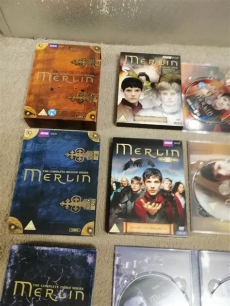 Merlin Complete Collection Series 12345 Dvds Box Set All 65