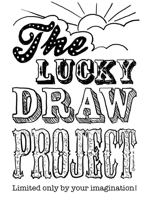 The Lucky Draw Project | My Poppet Makes