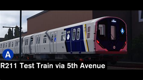 Roblox Pta 5th Avenue Line R211t Test Train R46 Protection Train Action Youtube