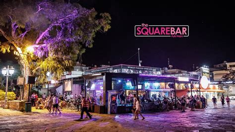 The Square Bar Ayia Napa Cyprus YouTube