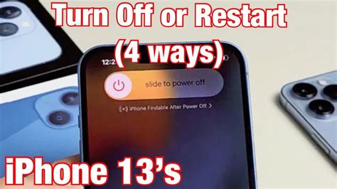 Iphone 13s How To Turn Off Or Restart 4 Ways Youtube