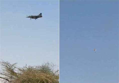 Video Shows Pilot Ejecting Iafs Tejas Aircraft Moments Before Crash In