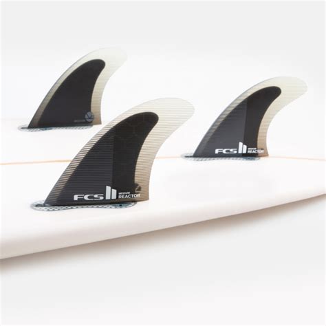 FCS II Reactor PC Surfboard Fins Medium 3 Fin Set