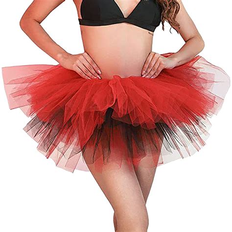 Gzwyht Skirts For Women Tulle Skirt Womens Solid Color Mesh Multi