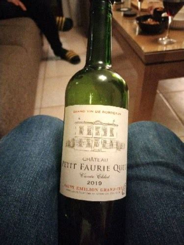 Ch Teau Petit Faurie Quet Cuv E Chlo Saint Milion Grand Cru Vivino Us