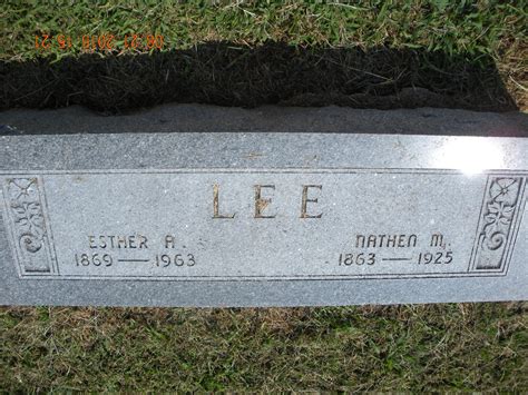 Esther Amira Palmer Lee 1869 1963 Memorial Find A Grave