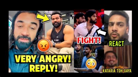 Ajaz Khan Very Angry Reply To Rajveer Fitness Elvish Yadav React