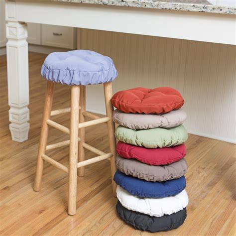 Deauville In Round Backless Bar Stool Seat Cushion Hayneedle