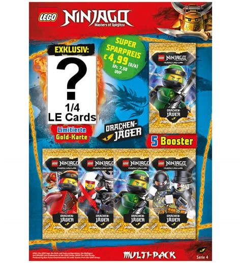 Lego Ninjago Serie Trading Cards Multi Pack Stickerpoint